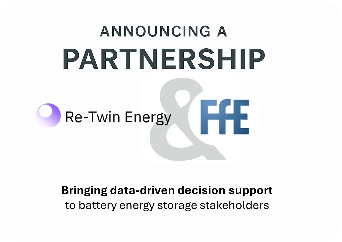 Partnership | Re-Twin Energy joins the FfE research network